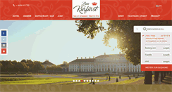Desktop Screenshot of kurfuerst-hotel.de